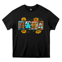 Black license letters western mama Heavy Core Tee - RanaPortraitStore