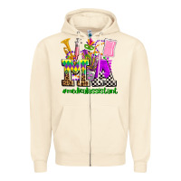 Sandshell mardi gras ma medical assistant Zipper Hoodie - AdoDesignShop