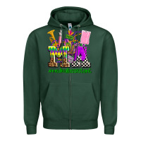 Sports Green mardi gras ma medical assistant Zipper Hoodie - AdoDesignShop