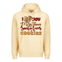 Pina Colada i love you more than santa loves cookies Premium Hoodie - LillyAllenDesigns
