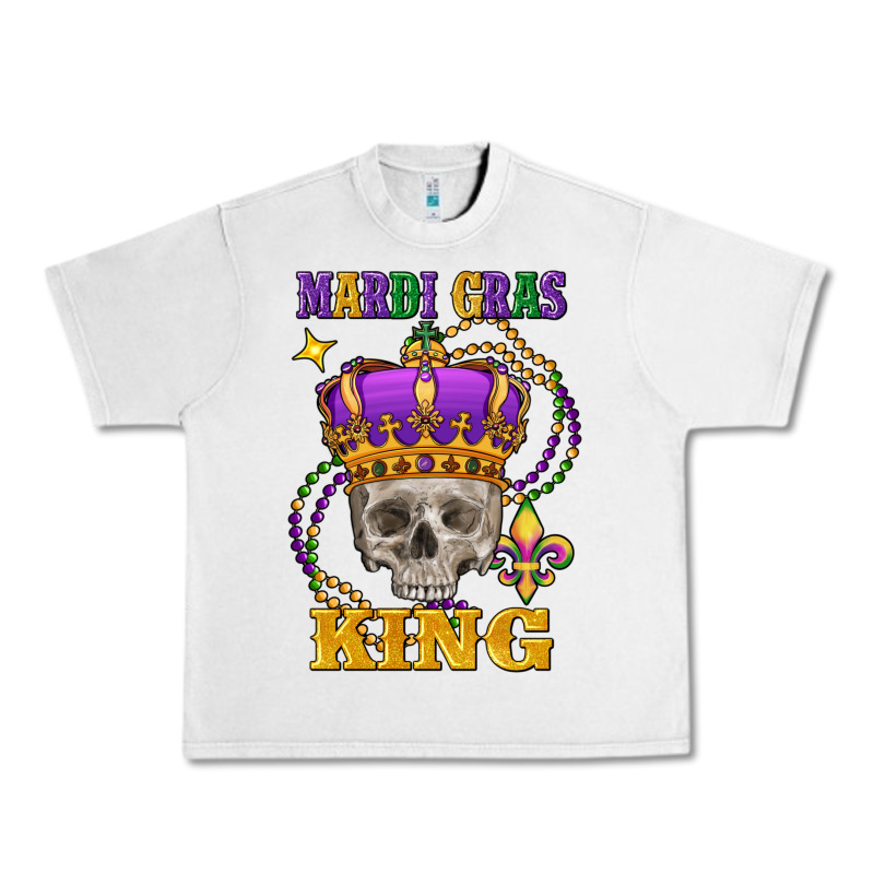 Skull Mardi Gras King Urban Heavy Tee by FaDigitalArtStudio | Teevron