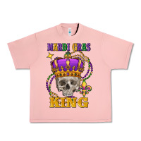 Salmon Skull Mardi Gras king Urban Heavy Tee - FaDigitalArtStudio