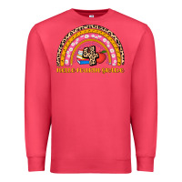 Cardinal back to school rainbow hello fourth grade Premium Sweatshirt - AdoDesignShop