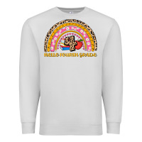 Dove Grey back to school rainbow hello fourth grade Premium Sweatshirt - AdoDesignShop