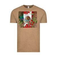Vintage Coffee Mexico flag Vintage Tee - FaDigitalArtStudio