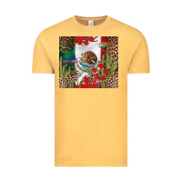 Vintage Mustard Mexico flag Vintage Tee - FaDigitalArtStudio