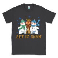 Smoke let it snow reindeer snowman Classic Tee - CowGirlArtShop