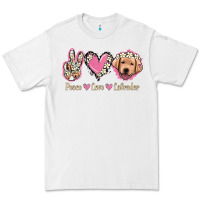 White Peace Love Labrador Premium Tee - Jasminsmagicworld
