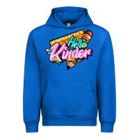 Cobalt hello kinder Urban Hoodie - JahusDesignShop