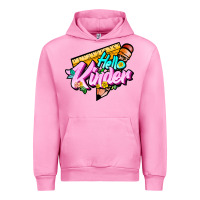 Fuchsia Pink hello kinder Urban Hoodie - JahusDesignShop