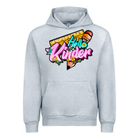 Heather Grey hello kinder Urban Hoodie - JahusDesignShop