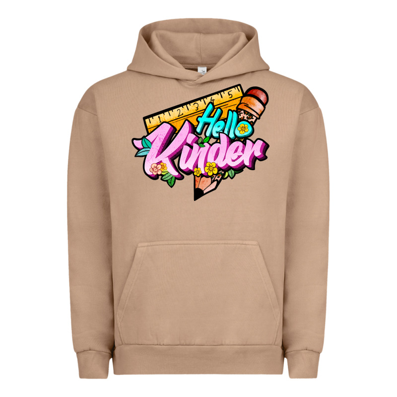 Hello Kinder Urban Hoodie by JahusDesignShop | Teevron