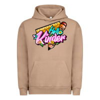 Pigment Burro hello kinder Urban Hoodie - JahusDesignShop