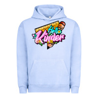 Pigment Grape Ice hello kinder Urban Hoodie - JahusDesignShop