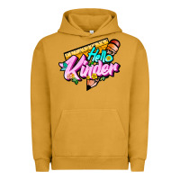 Pigment Peanut Butter hello kinder Urban Hoodie - JahusDesignShop