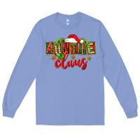 Colony Blue christmas auntie claus Long Sleeve Tee - FaDigitalArtStudio