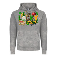 Cloud Rock one lucky teacher Vintage Hoodie - FaDigitalArtStudio