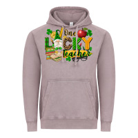 Vintage Zinc one lucky teacher Vintage Hoodie - FaDigitalArtStudio