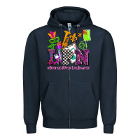 Navy mardi gras lpn licensed practical nurse Zipper Hoodie - AdoDesignShop