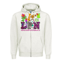 Oatmeal Heather mardi gras lpn licensed practical nurse Zipper Hoodie - AdoDesignShop