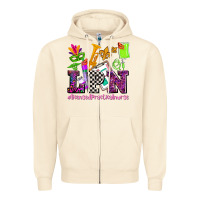 Sandshell mardi gras lpn licensed practical nurse Zipper Hoodie - AdoDesignShop