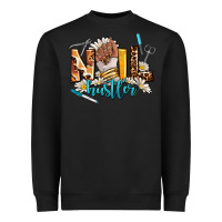 Black nail hustler Heavyweight Sweatshirt - AdoDesignShop