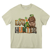 Mossy Egg hunter with rabbit Easter Day Heavy Core Tee - HowdyJamesFarm