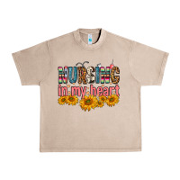 French Oak Nursing In My Heart Urban Heavy Tee - FaDigitalArtStudio