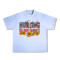 Grape Ice Nursing In My Heart Urban Heavy Tee - FaDigitalArtStudio