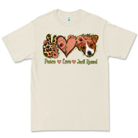 Bone Peace Love Jack Russel Premium Tee - Jasminsmagicworld