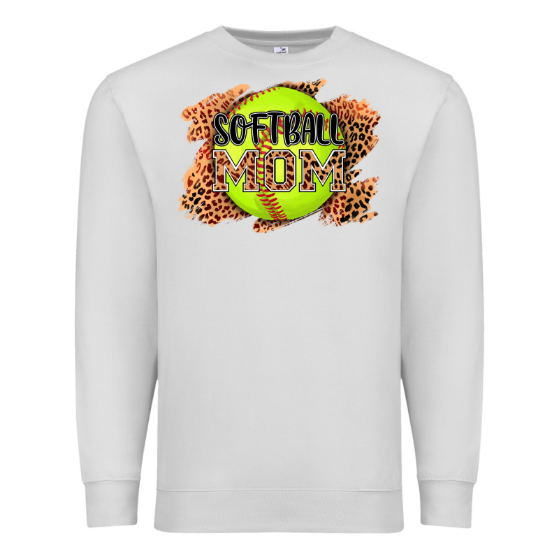 Softball Mom Premium Sweatshirt by AdoDesignShop | Teevron
