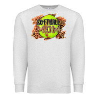 Oatmeal Heather softball mom Premium Sweatshirt - AdoDesignShop