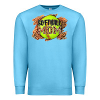 Ocean Blue softball mom Premium Sweatshirt - AdoDesignShop