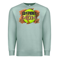 Seafoam softball mom Premium Sweatshirt - AdoDesignShop