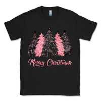 Black pink merry christmas Classic Tee - CowGirlArtShop