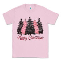 Bubblegum Pink pink merry christmas Classic Tee - CowGirlArtShop