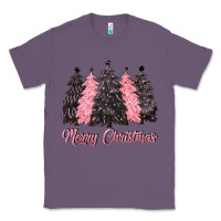 Lavender pink merry christmas Classic Tee - CowGirlArtShop