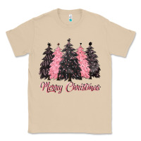 Mushroom pink merry christmas Classic Tee - CowGirlArtShop