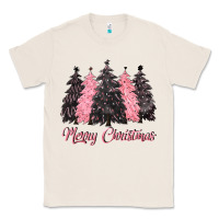 Natural pink merry christmas Classic Tee - CowGirlArtShop