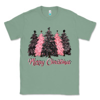 Sage pink merry christmas Classic Tee - CowGirlArtShop