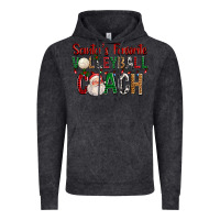 Vintage Black Santa's Favorite Volleyball Coach For Christmas Vintage Hoodie - FaDigitalArtStudio