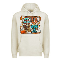 Oatmeal Heather Autumn Leopard Aunt Premium Hoodie - LillyAllenDesigns