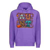 Purple Autumn Leopard Aunt Premium Hoodie - LillyAllenDesigns