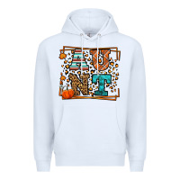 White Autumn Leopard Aunt Premium Hoodie - LillyAllenDesigns