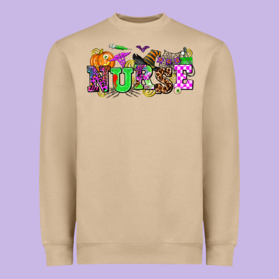 Halloween Nurse Heavyweight Sweatshirt Designed By Adodesignshop