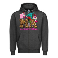 Charcoal Heather valentines day m a medical assistant Zipper Hoodie - AdoDesignShop