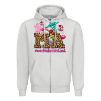 Dove Grey valentines day m a medical assistant Zipper Hoodie - AdoDesignShop