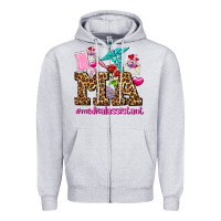 Heather Grey valentines day m a medical assistant Zipper Hoodie - AdoDesignShop