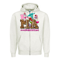 Oatmeal Heather valentines day m a medical assistant Zipper Hoodie - AdoDesignShop