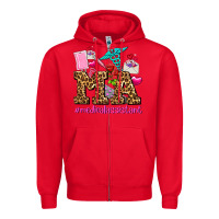 Red valentines day m a medical assistant Zipper Hoodie - AdoDesignShop